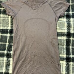 lululemon athletica Taupe Long Sleeve Tee